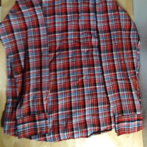 Vintage JC Penney Long Sleeve Flannel Button Shirt - Picture 5 of 8